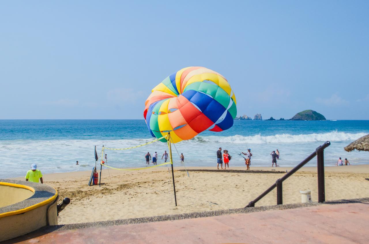 Enna Inn Ixtapa Departamento 01 Recamara Vista Mar Kültér fotó